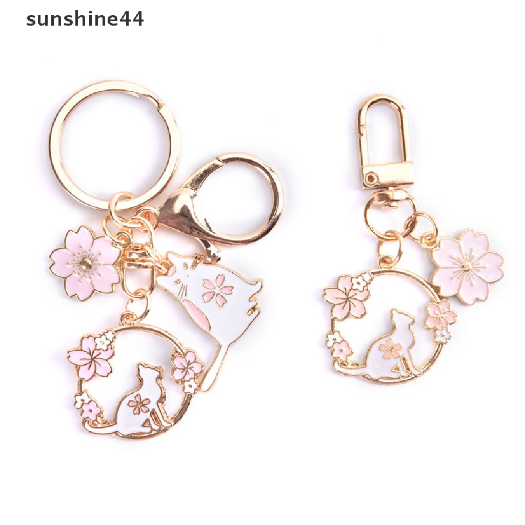 Sunshine Gantungan Kunci Bentuk Telapak Kaki Kucing Lucu Untuk Suvenir / Hadiah