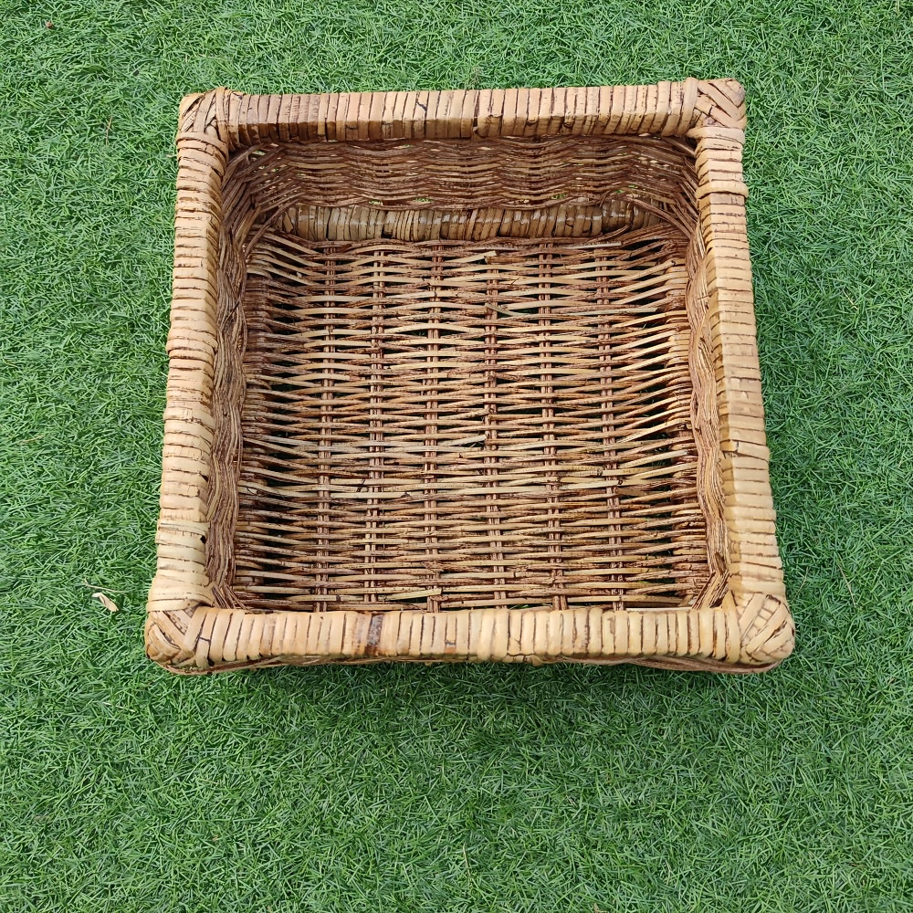 Kerajinan Tangan Rotan - Keranjang Kotak Parsel Laci - 30x30x13cm