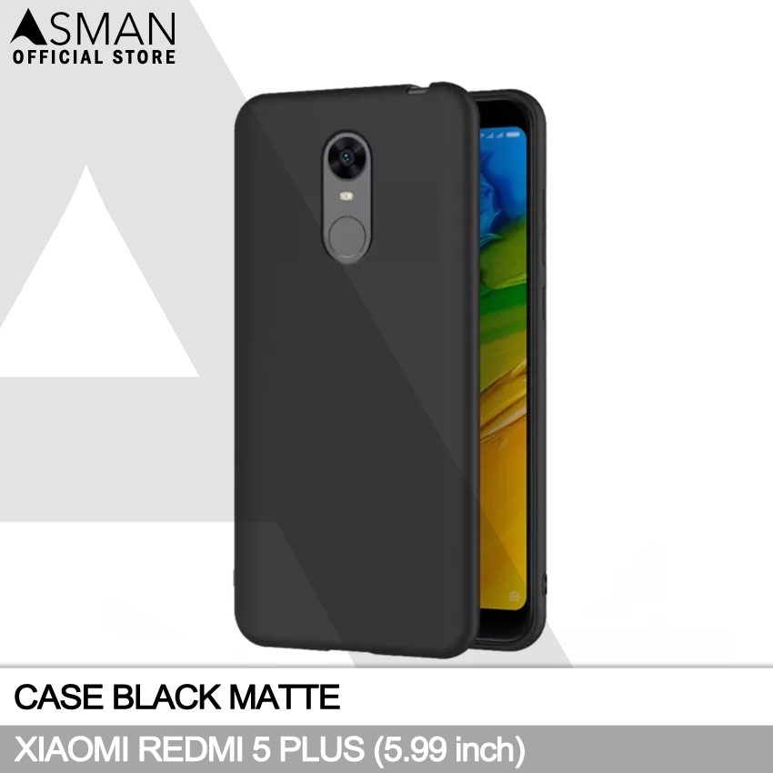 Ultraslim Xiaomi Redmi 5 Plus (5.99&quot;) | Soft Case Black Matte - Black