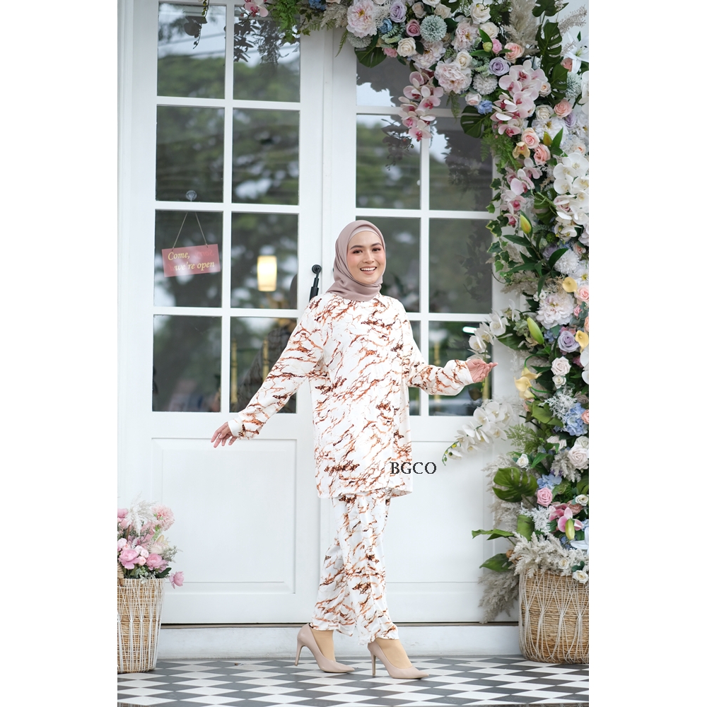 [COD] Beach One Set Tie Dye by BGCO.ID || Setelan Rayon Premium Wanita Oversize Homey