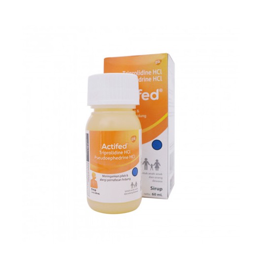 Actifed Syrup 60ml ORIGINAL-BPOM