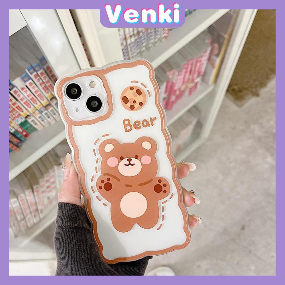 iPhone Case Silicone Soft Case Clear Case Airbag Shockproof Camera Cover Protection Bear Cute Compatible For iPhone 11 iPhone 13 Pro Max iPhone 12 Pro Max iPhone 7 Plus iPhone xr