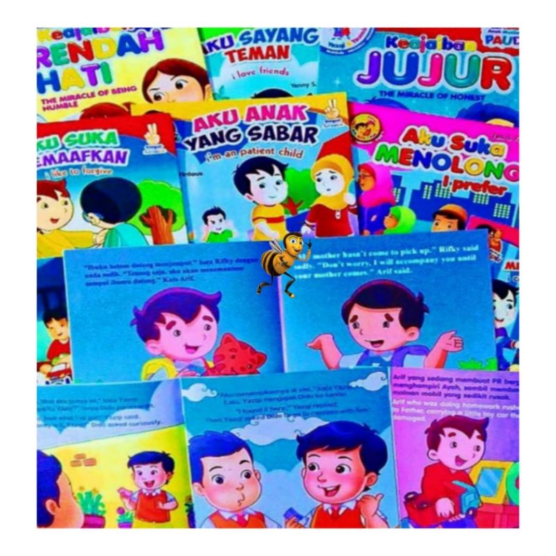 Jual Buku Cerita Bergambar Seri Teladan Untuk Anak Paud TK Dan SD