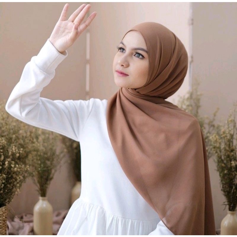 PASHMINA CERUTY BABYDOLL/ 175X75 / PREMIUM / HIJAB PRAKTIS / HIJAB MURAH TERLARIS