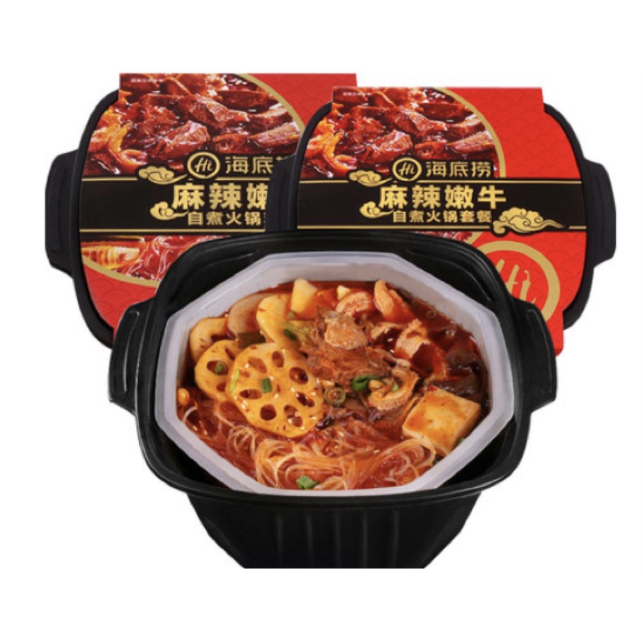 [READY STOCK] HaiDiLao Instant hotpot Self heating SPICY MALA BEEF