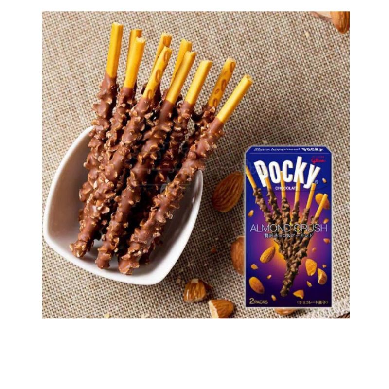 

POCKY CHOCOLATE ALMOND CRUSH Made In JAPAN