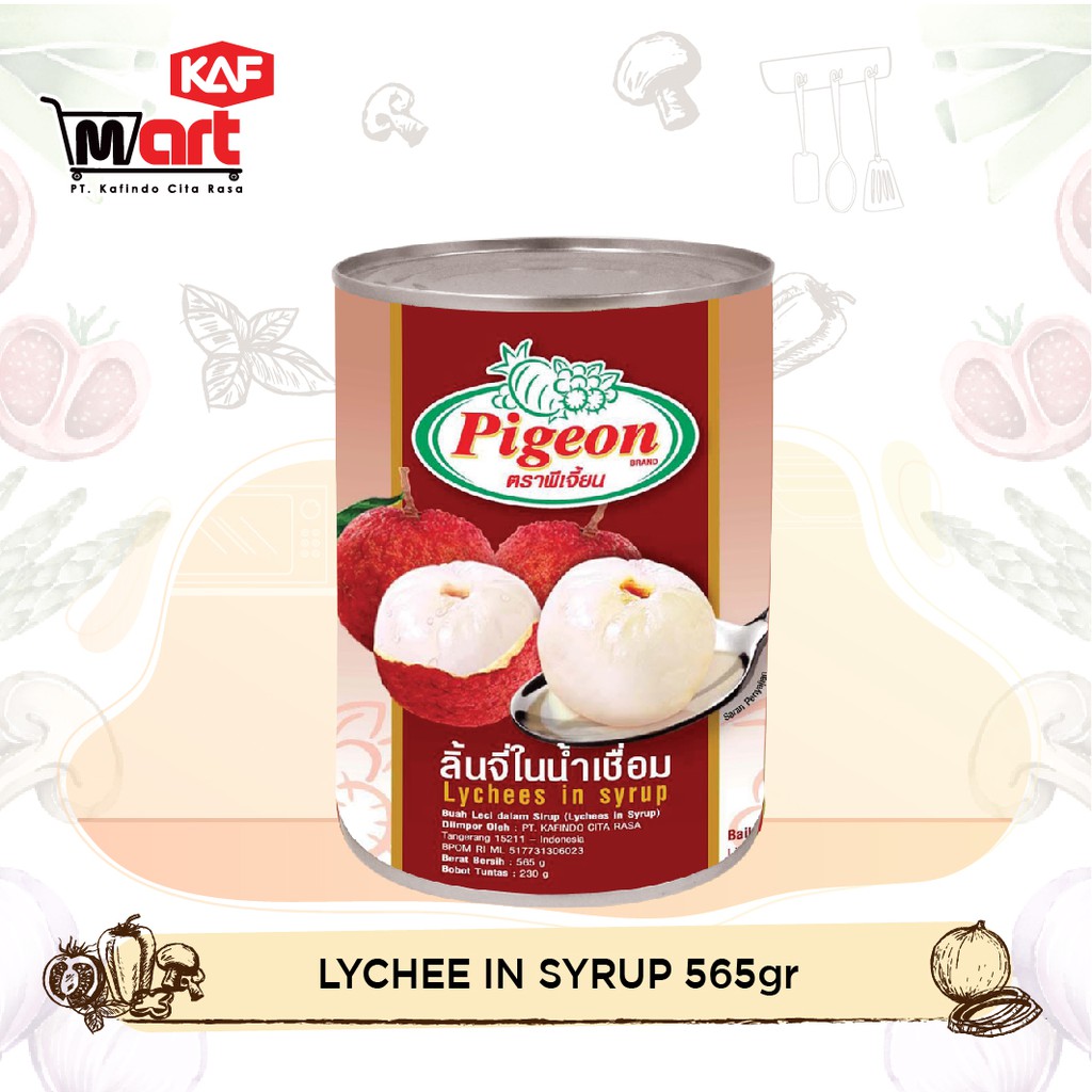 

Pigeon Lychee In Syrup 565g
