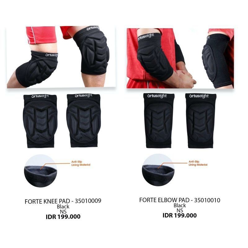 PELINDUNG SIKU DAN LUTUT ELBOW KNEEPAD ORTUSEIGHT ORIGINAL