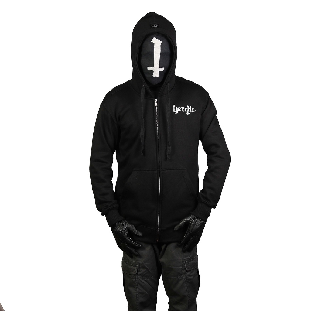 Heretic - Zip-up Zipper Hoodie - Oni