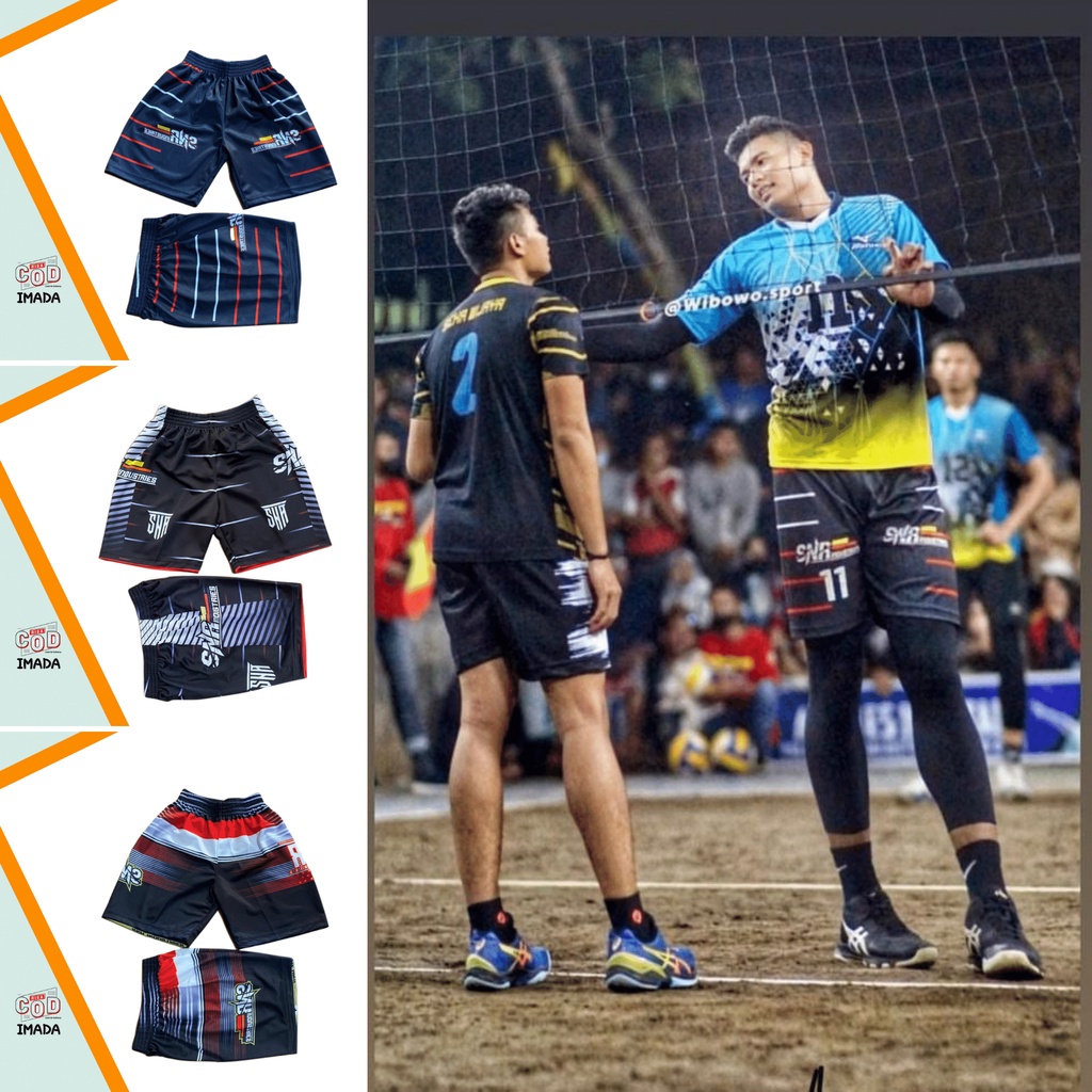 [New] Celana olahraga snr original full printing, celana pendek pria wanita, celana voli pria