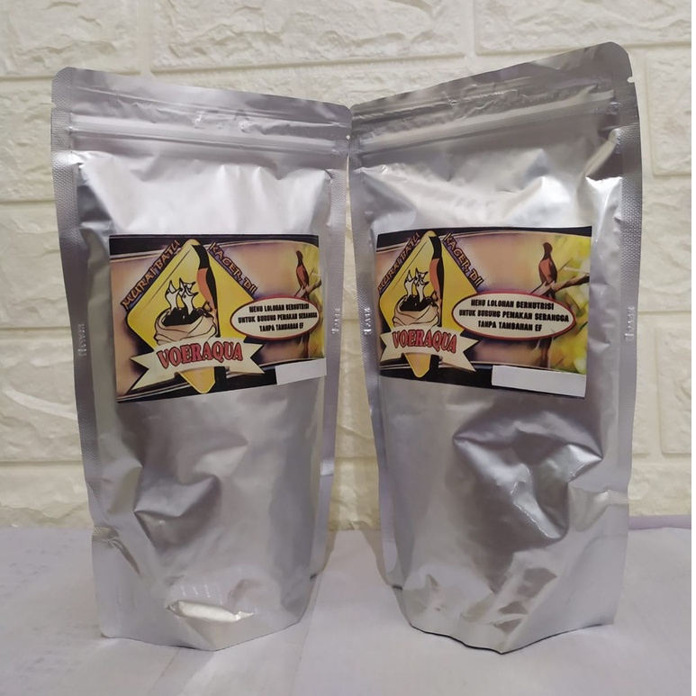 VoerAqua voer pakan lolohan untuk burung murai batu kacer cendet c ijo