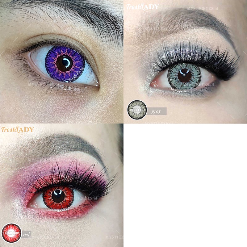 [✅COD] MYSTICEYES SOFTLENS COSPLAY VIKA TRICOLOR SERI 14.5MM (NORMAL)