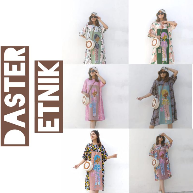 DASTER ETNIK || DRESS ETNIK || DRESS RAYON