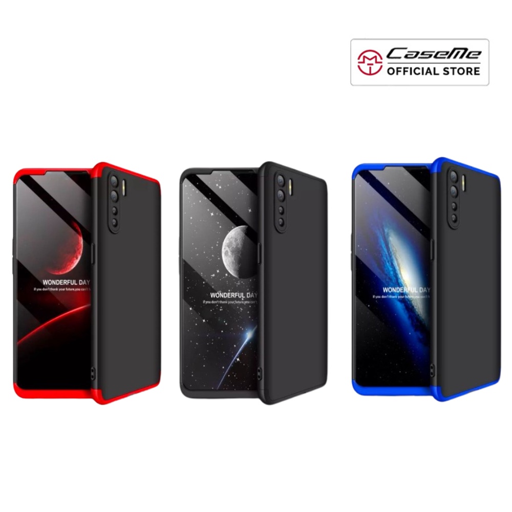 Casing OPPO RENO 3 / OPPO A91  GKK Original Hard Case 360 Shockproof Tahan Banting