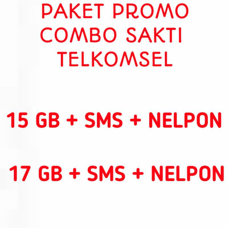 PAKET COMBO SAKTI TELKOMSEL MURAH