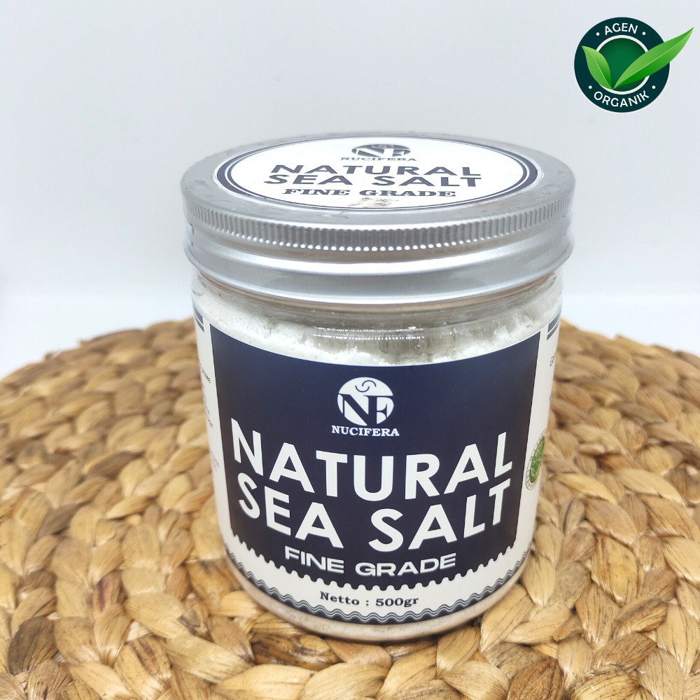

Nucifera Natural Sea Salt Fine Grade 500gr