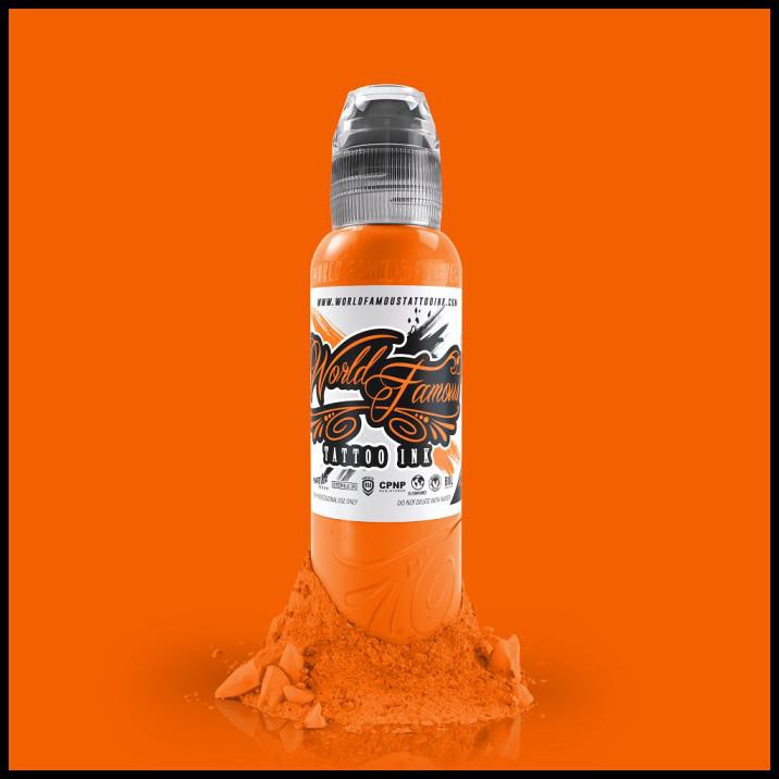 Shazfa.10 | 1Oz Everest Orange World Famous Tattoo Ink Original - Tinta 30Ml