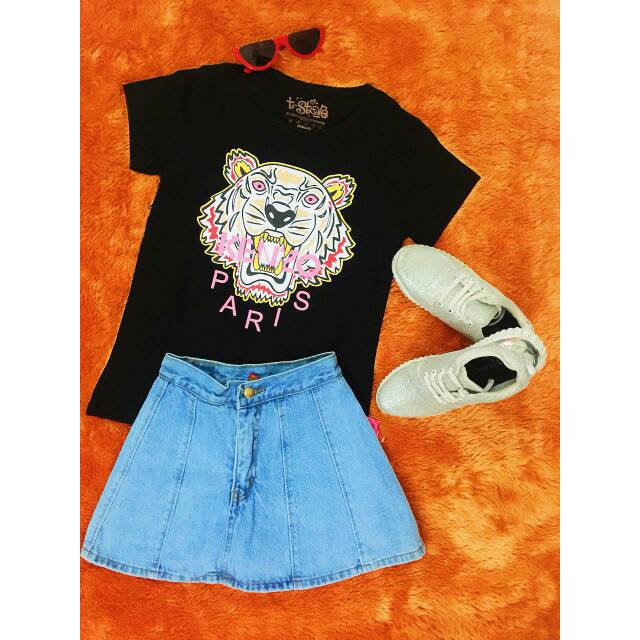 Kaos GUCCI wanita/branded logo kenzo printing/tshirt