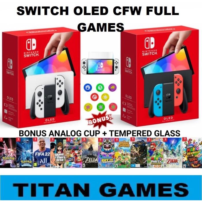 Nintendo Switch OLED CFW 256GB Full Game OLED Console CFW