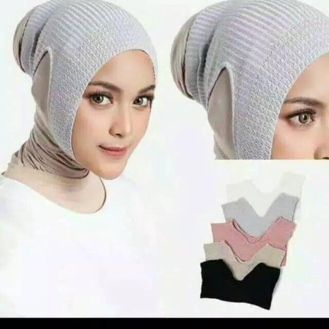 CIPUT RAJUT ANTI BUDEG / ANBUD / BANDANA RAJUT / INNER HIJAB GROSIR