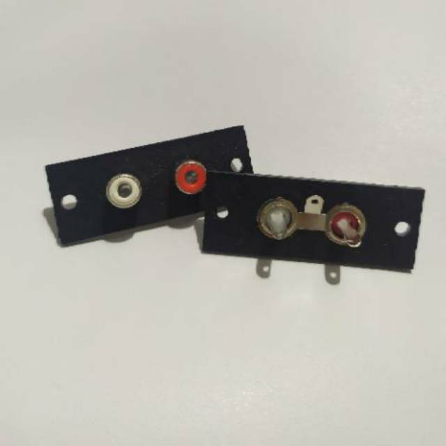 Socket Rca 2pin stereo merah-putih