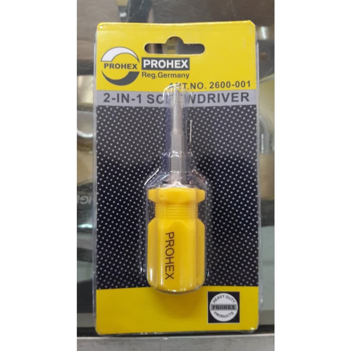 OBENG CEBOL / OBENG PENDEK BOLAK-BALIK PROHEX 2600-001  EAK