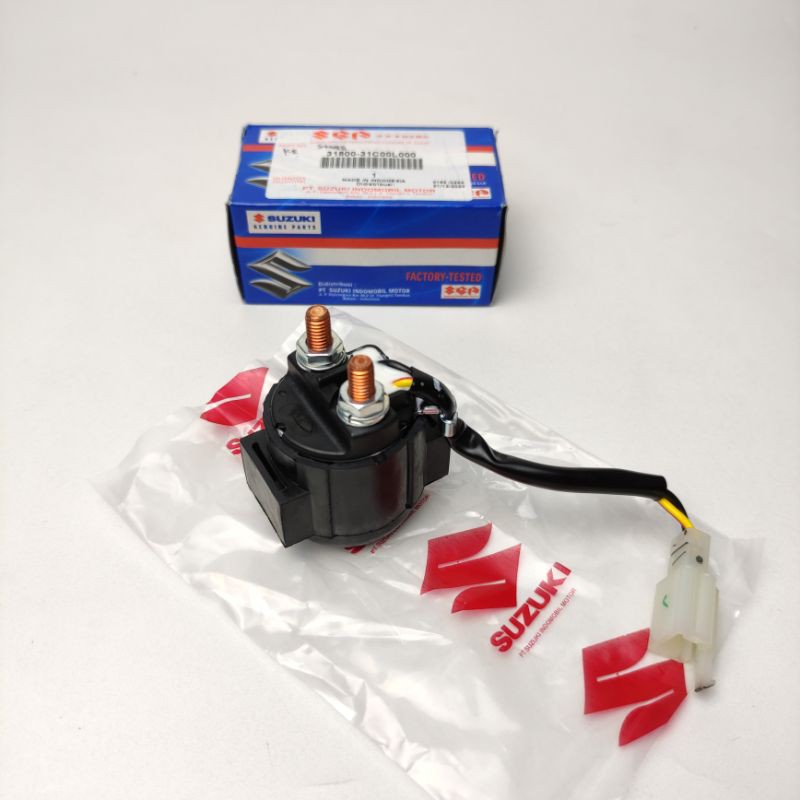 BENDIK STATER - RELAY STARTER SMASH. SHOGUN 125 31800-31C00L000 ORIGINAL SGP - SUZUKI GENUINE PARTS-2