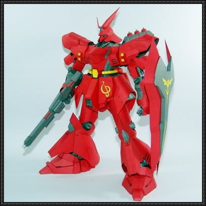 DIY Papercraft Gundam MSN-004 Sazabi