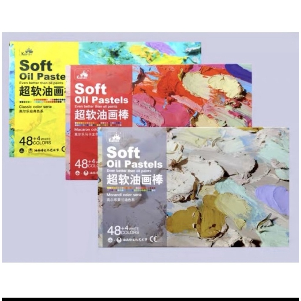 

soft pastel 48 warna kuelox seri morandi classic atau macaron