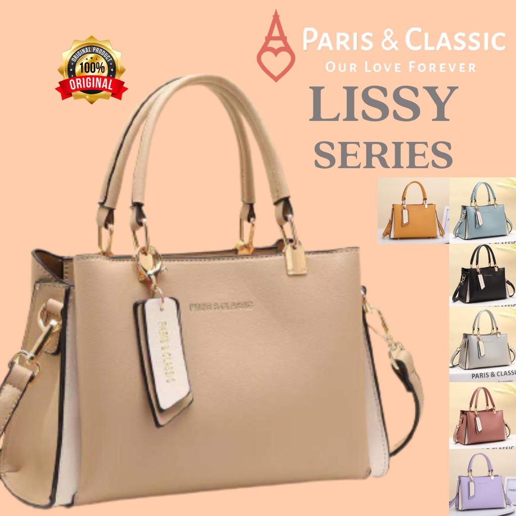 Paris Classic Tas Wanita Import Branded Original Terbaru Handbag Selempang Wanita Top Handle Bag Tas Fashion Wanita Import [PC 21022]