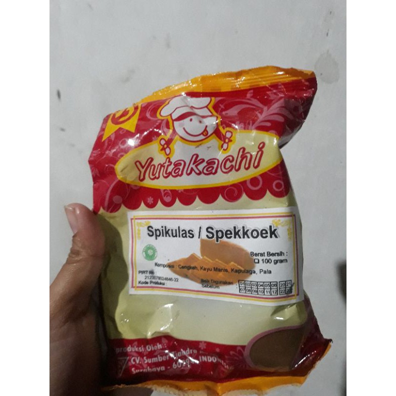 

BUMBU SPEKOEK/SPEKKOEK/SPIKULAS YUTAKACHI 80g