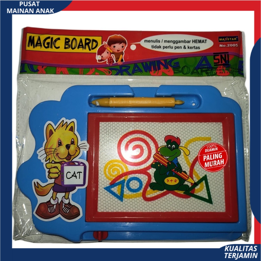 Mainan Anak Drawing Board Magnetic Papan Tulis Magnetik Hapus Gambar Edukasi belajar dan bermain