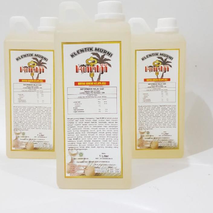 

㊋Q Minyak Klentik Alami Kuntji 1 Liter / Minyak Kelapa Murni 1000ml HOT ITEM 2980 ♛