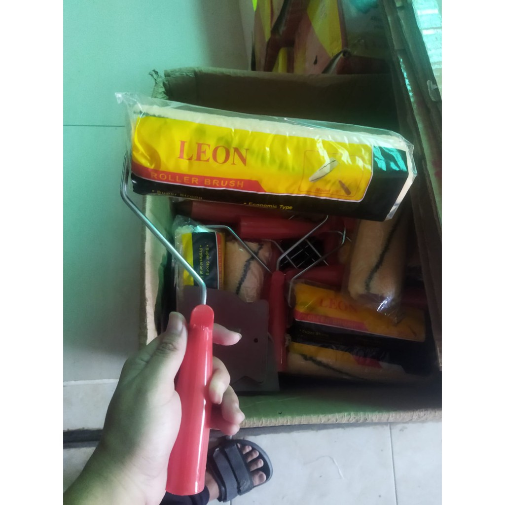 

KUAS ROLL CAT TEMBOK 9 INCH LEON - PAINT ROLLER TERMURAH