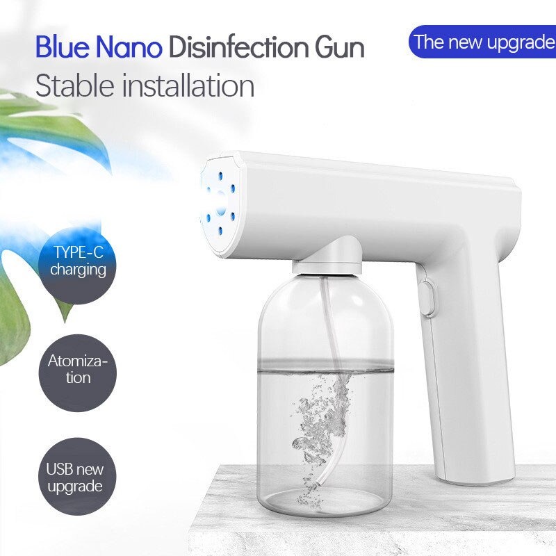 GS8  Nano Spray Gun Disinfectant Wireless Semprotan Elektrik Cordless Disinfektan Tanaman Nano Water Spray Flairosol 300ml JOUSTMAX XSD030 S600 AZ1SHOW