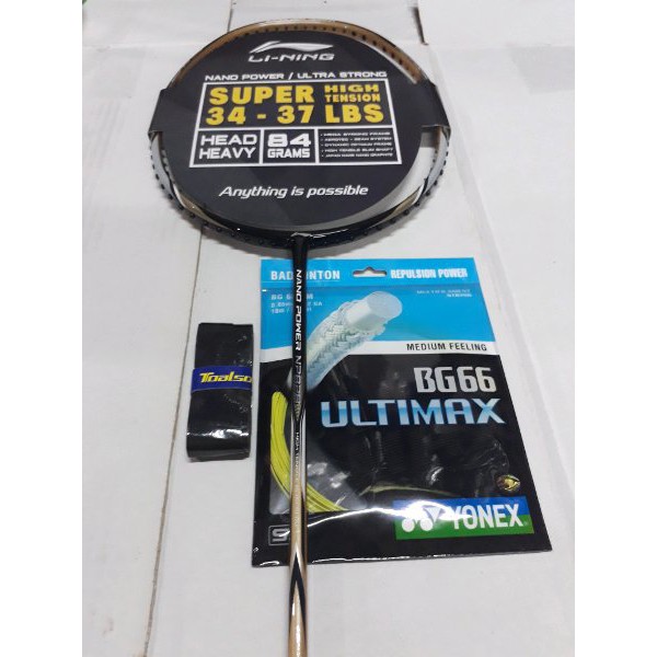 LI NING NANO POWER NP 828 ORIGINAL  BO448 CN BAT