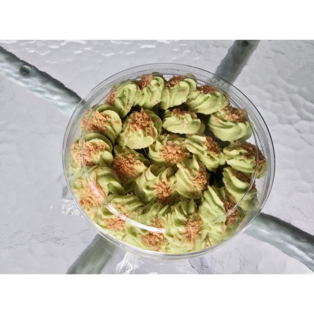 

Sagu Pandan Keju Cookies