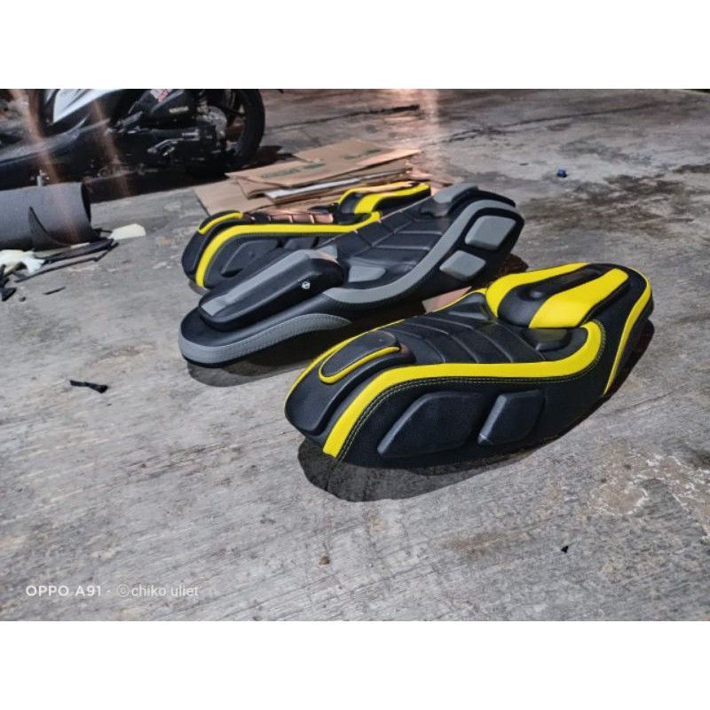 Jok custom Pcx 160 Pcx 150 ORI Bahan Mbtech Modifikasi