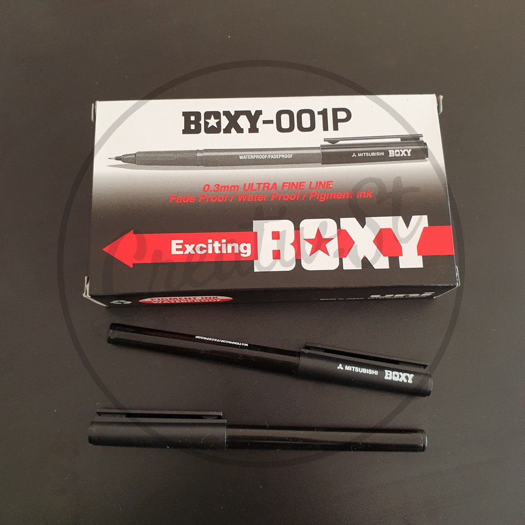 

Boxy Mitsubishi Pulpen Bolpen 0.3 Mm Tinta Hitam