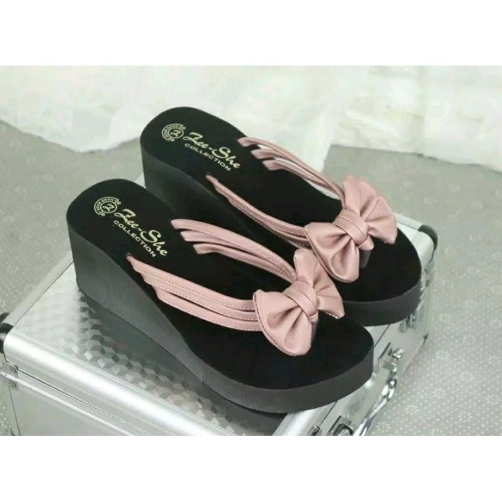 Sandal wedges pita tali 3