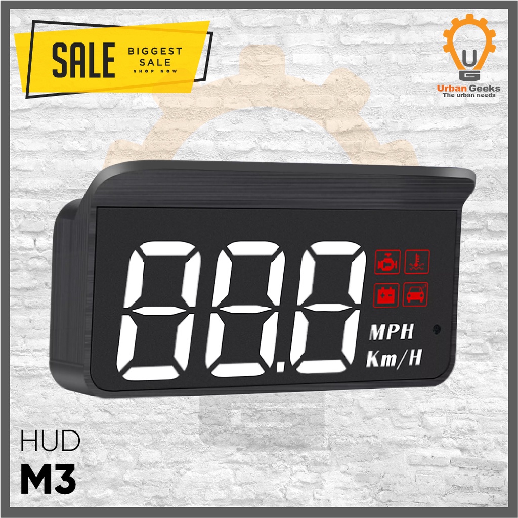 HUD M3 Head Up Display Obd 2 With Over Speed Alarm System