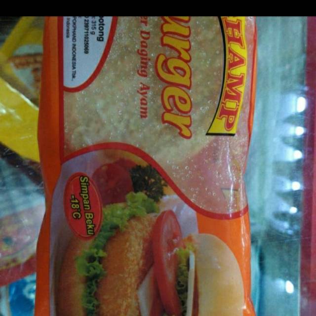 Jual Champ Burger 315g ( 6 pcs ) Shopee Indonesia