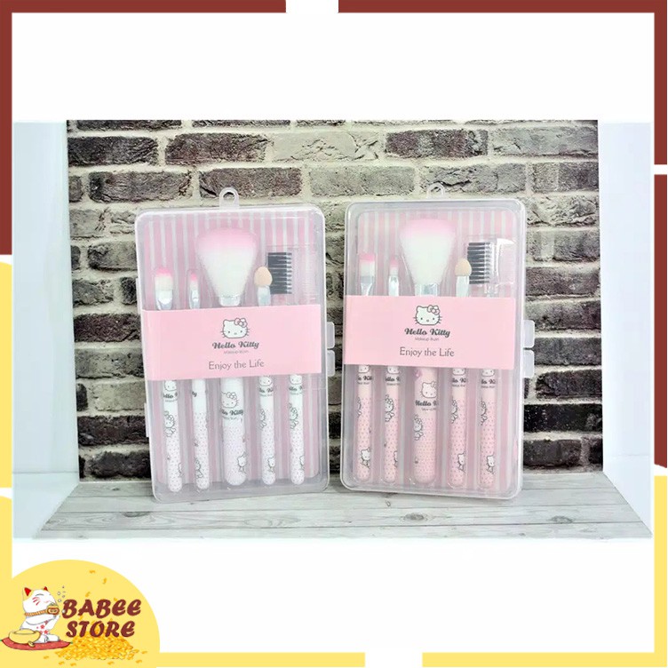 MAKE UP BRUSH SET / KUAS MAKE UP HELLO KITTY