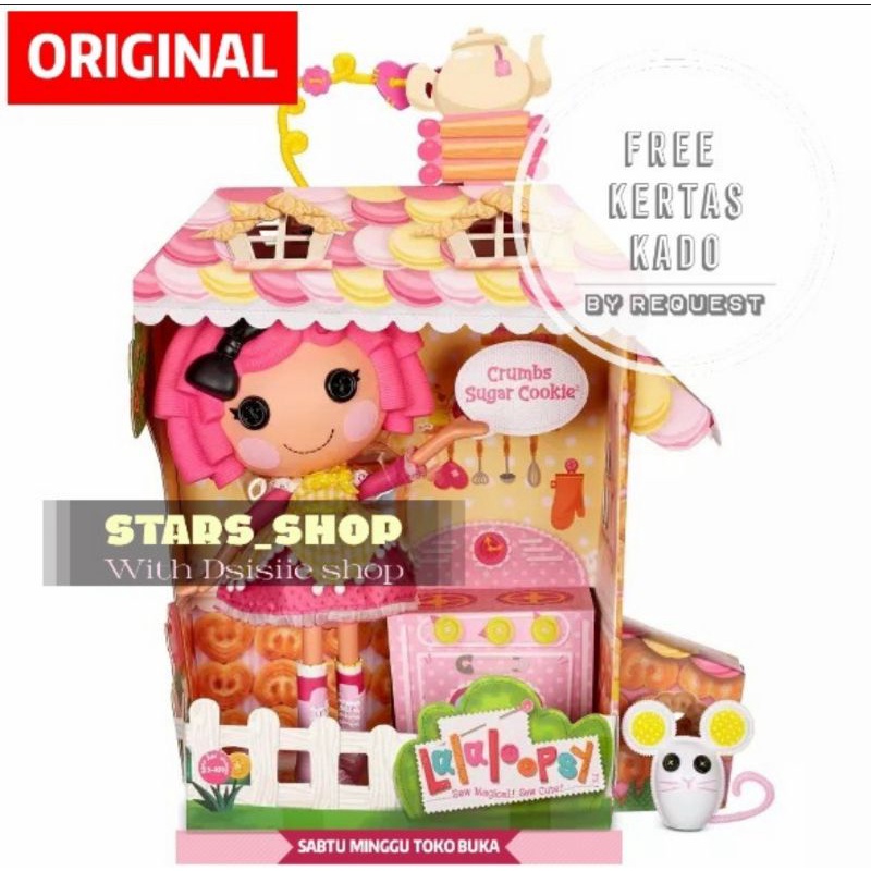 Lalaloopsy Crumbs sugar cookie large Doll - Boneka karakter RB6
