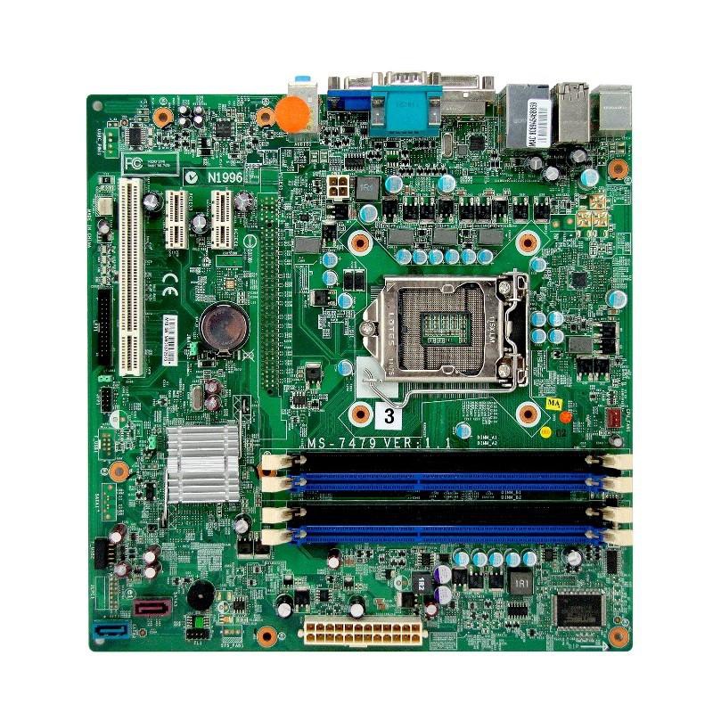 MOTHERBOARD MURAH LGA 1155 NEC MS-7479 MOBO PC LGA1155 SOCKET H2 SUPPORT PROCESSOR CORE I7 1 TAHUN