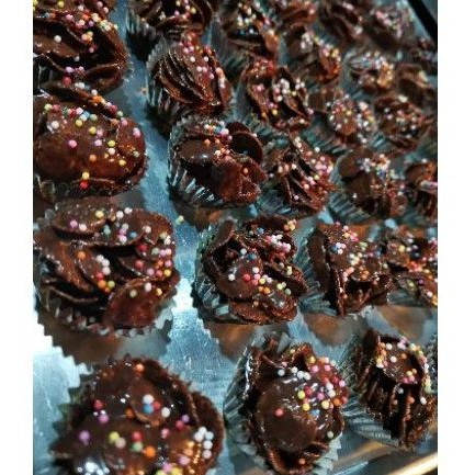 

cornflakes cookies choco / corn flakes chocolate / cokelat