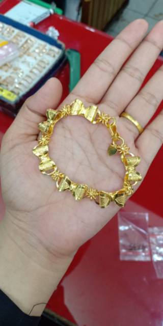 Cincin dan gelang  replika mas 24 k model pita,awet tahan lama,gelang hanya ready penang