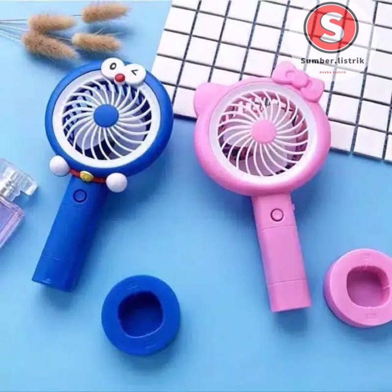 Handy mini fan / kipas lipat/ kipas angin portable / kipas tangan / kipas baterai