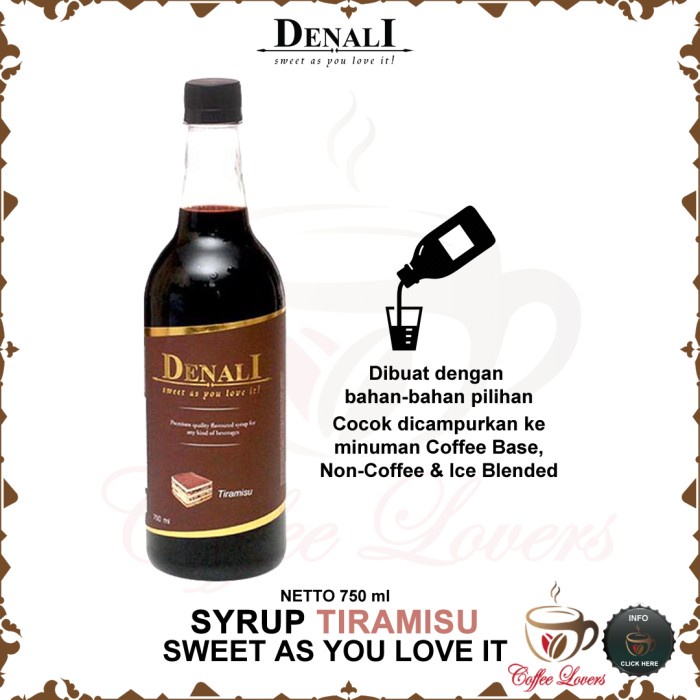 

DENALI SYRUP SIRUP DENALI UK RASA TIRAMISU BIG SALE