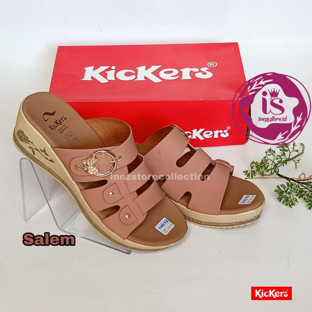 SANDAL WEDGES  WANITA KICKERS TERLARIS KODE SLP20 MURAH GROSIR